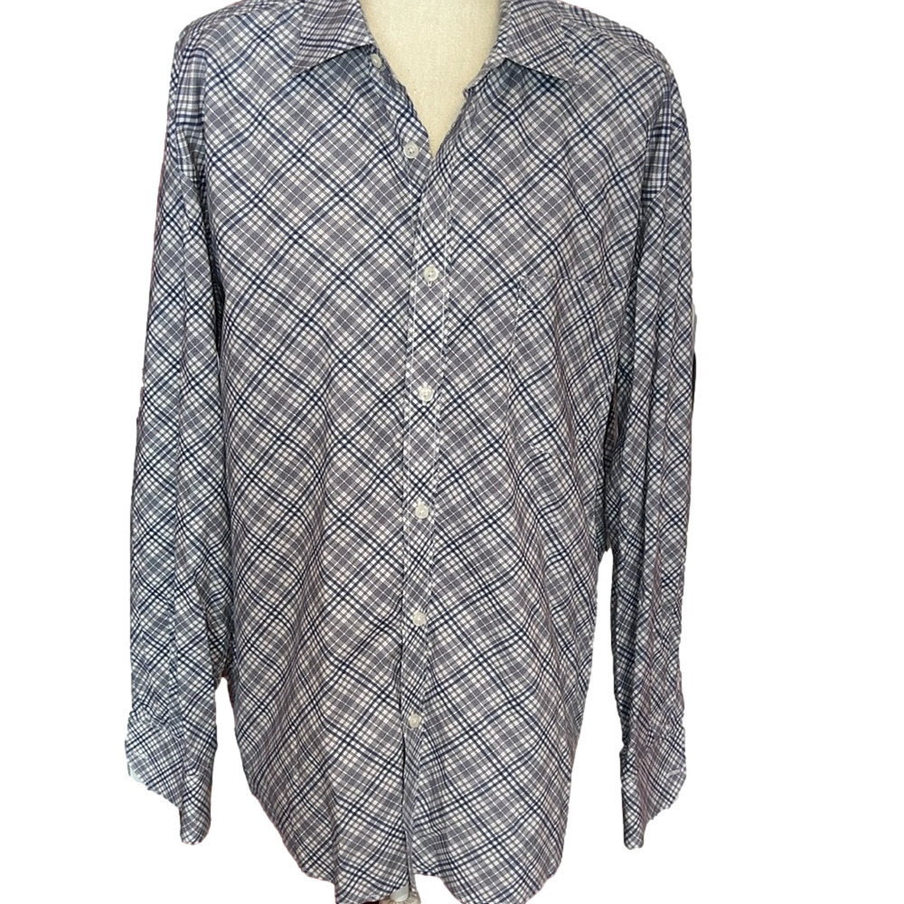 Southern Pines Cotton Long Sleeve Button Shirt Men’s XL
